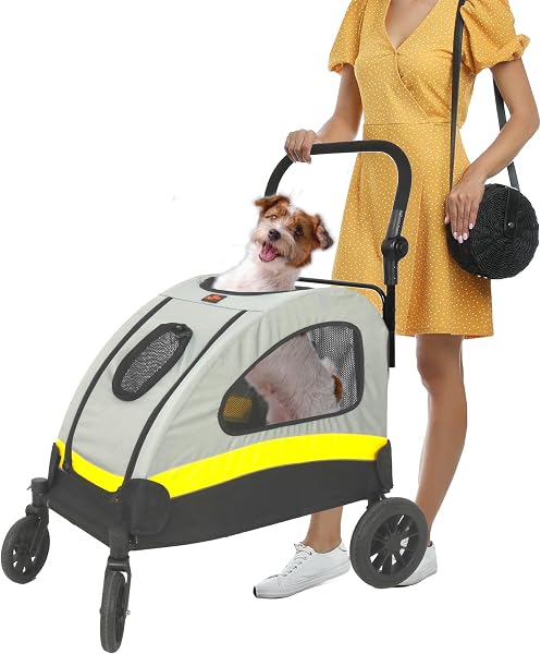 BingoPaw Heavy Duty Dog Stroller for Small to Medium Pets