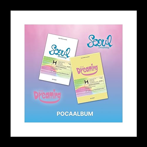 H1-KEY Seoul Dreaming 2nd Mini álbum POCA versión aleatoria PhotoStand Package+1p QR Card+2p PhotoCard+2ea Sticker+1p Guía de usuario + seguimiento