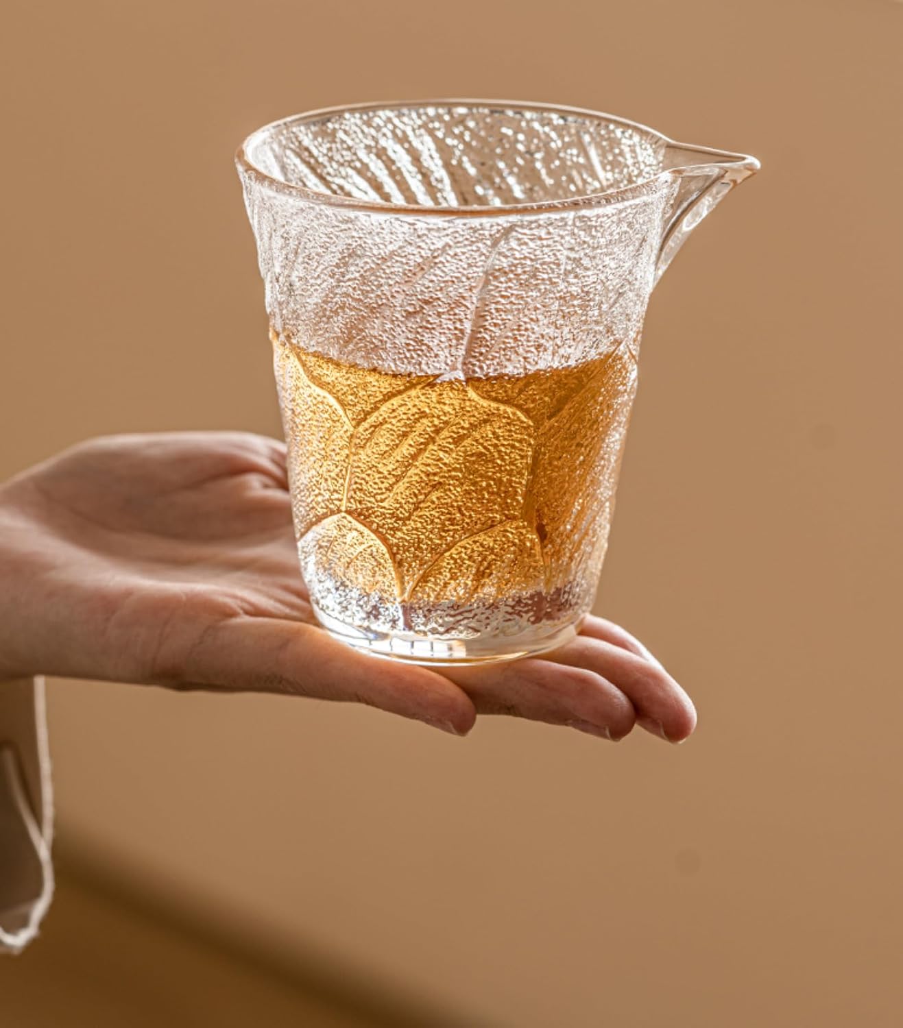 Crystal Glass Fairness Cup, 156ml 5.1oz, Tea Dispenser Kung Fu Tea Set Accessories