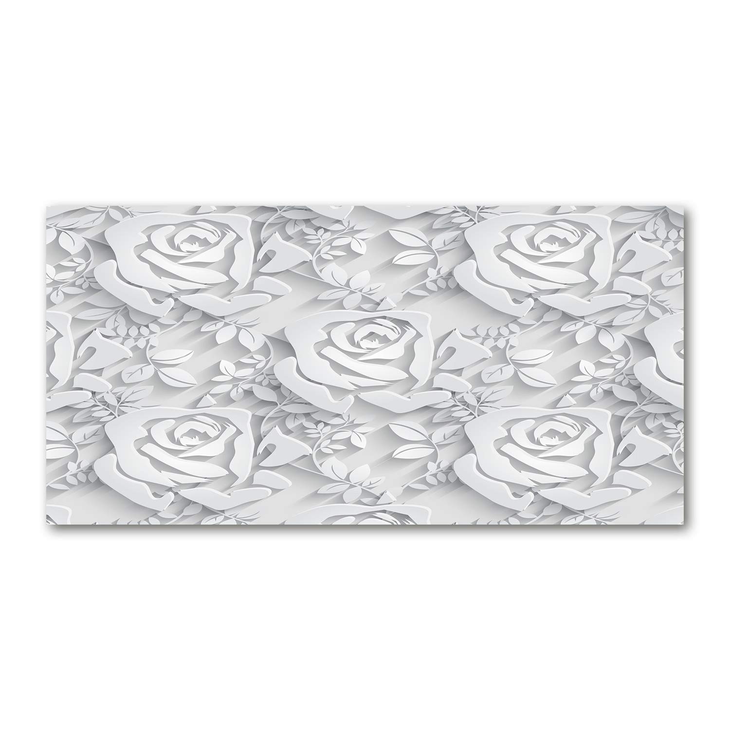 Image en verre plastique 120x60 cm Tulup déco mural acrylique motif rose