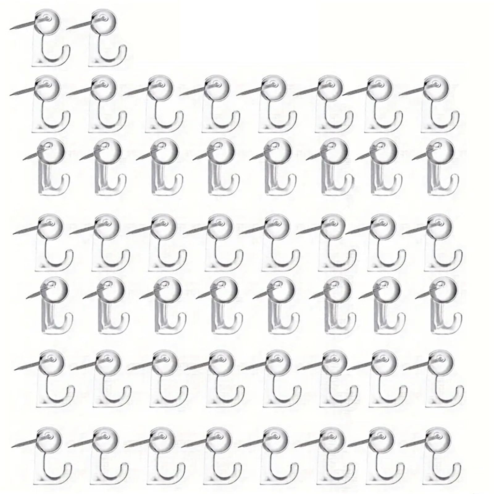200pcs Push Pin Hooks Plastic Heads Thumbtack Decorative Thumb Tacks Hook Back Pins For Cork Board Bulletin