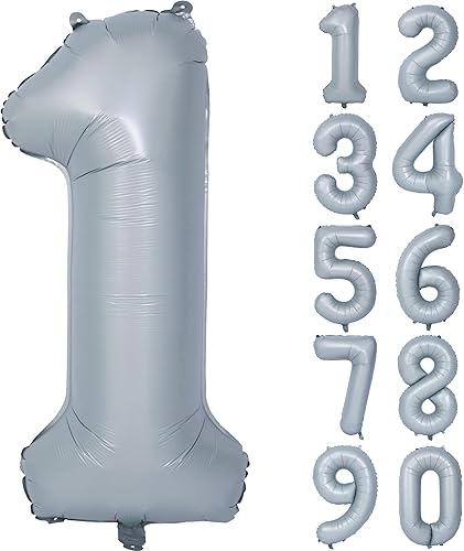 Vista 352 de 40" Macaron purple Number Balloons Helium Foil Mylar Balloon Birthday Party banquet Decoration 9