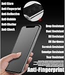 3 Pack Matte Screen Protector for iPhone 15/15 Pro Matte Tempered Glass | Anti-Glare Anti-Fingerprint Anti-Scratch Case Friendly Bubble Free for Apple iPhone 15 Pro/15,6.1"