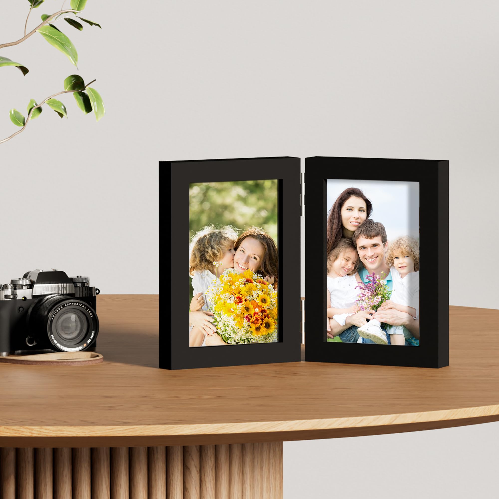 Amazon.com - decorUhome Double 4x6 Picture Frame Vertical