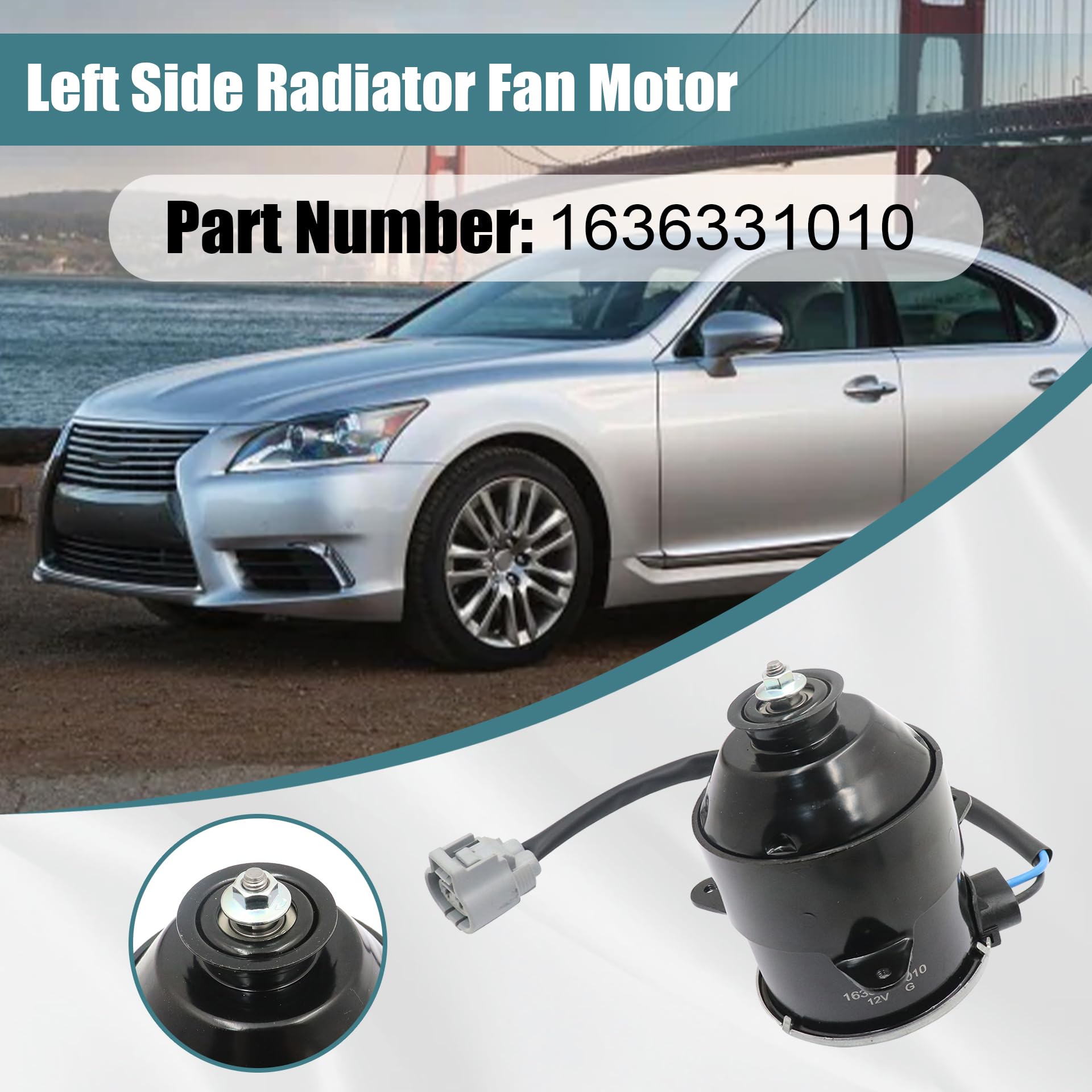 Amazon.com: GXARTS Left Side Radiator Fan Motor 1636331010