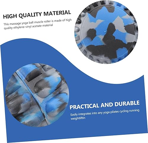 Miniatura 9 de Bola de masaje de pies de rayas de camuflaje EVA masajeador muscular para alivio de la fascitis plantar, herramienta de entrenamiento de fitness