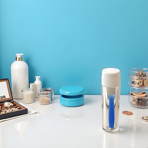 Miniatura 5 de Herramienta de silicona suave azul para lentes de contacto removedor de émbolo para lentes suaves y duras, accesorio multiusos, herramientas de