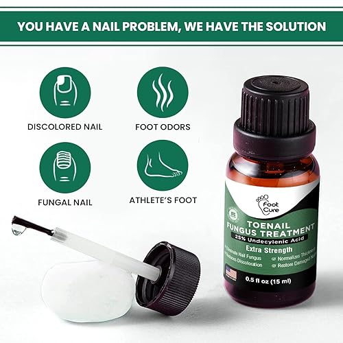 Miniatura 8 de Tratamiento de hongos de uñas de los pies extra fuerte - Tratamiento de uñas fúngico para uñas y dedos de los pies - Solución de reparación de uñas