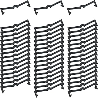 Peg Lock MTQY 80PCS Black Plastic Peg Hooks Fixer Peg Board Hook Pegboard Display Hook Organizer