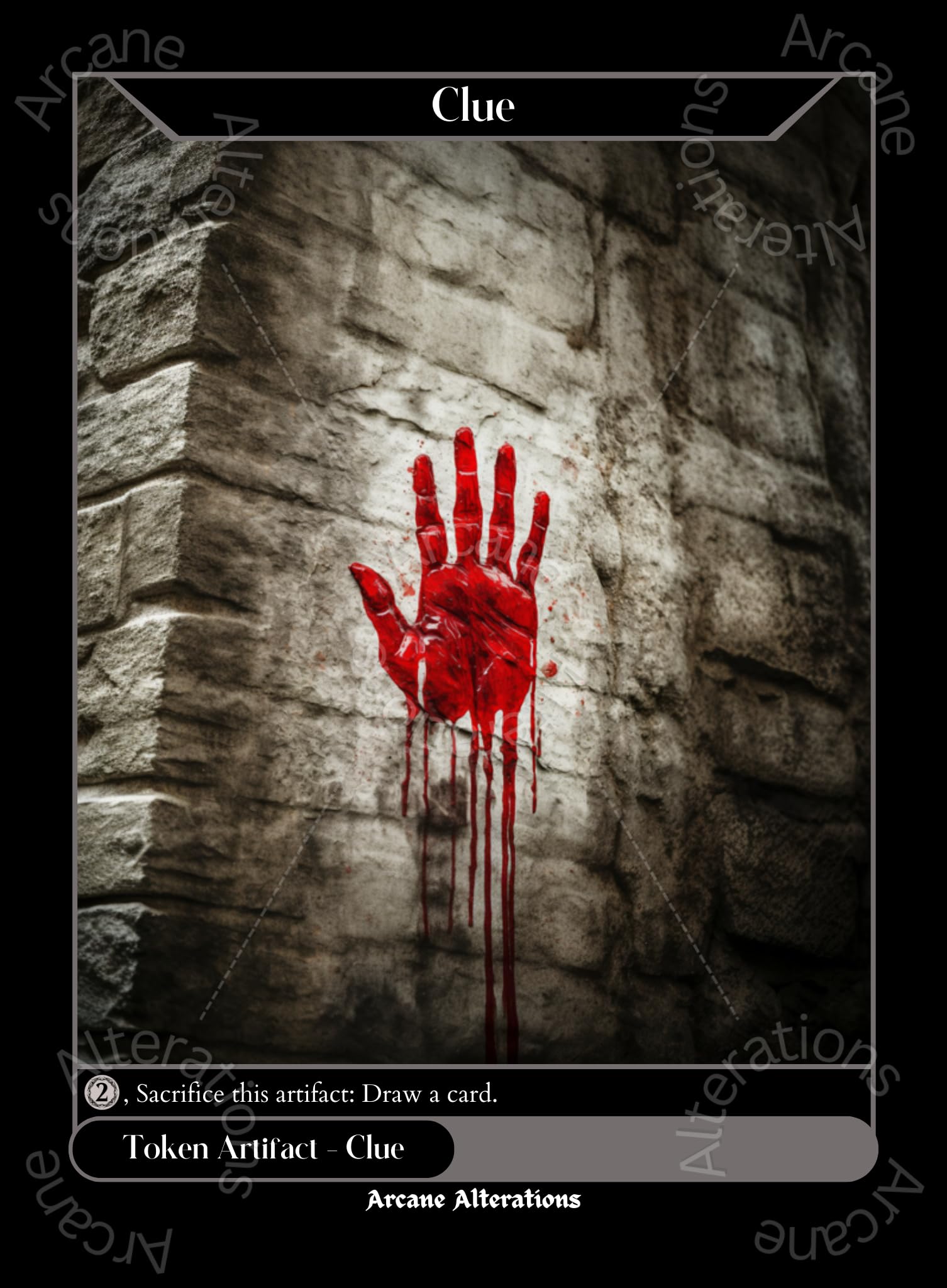 Amazon.com: Clue Token Altered Art Custom Proxy Cards : Toys & Games