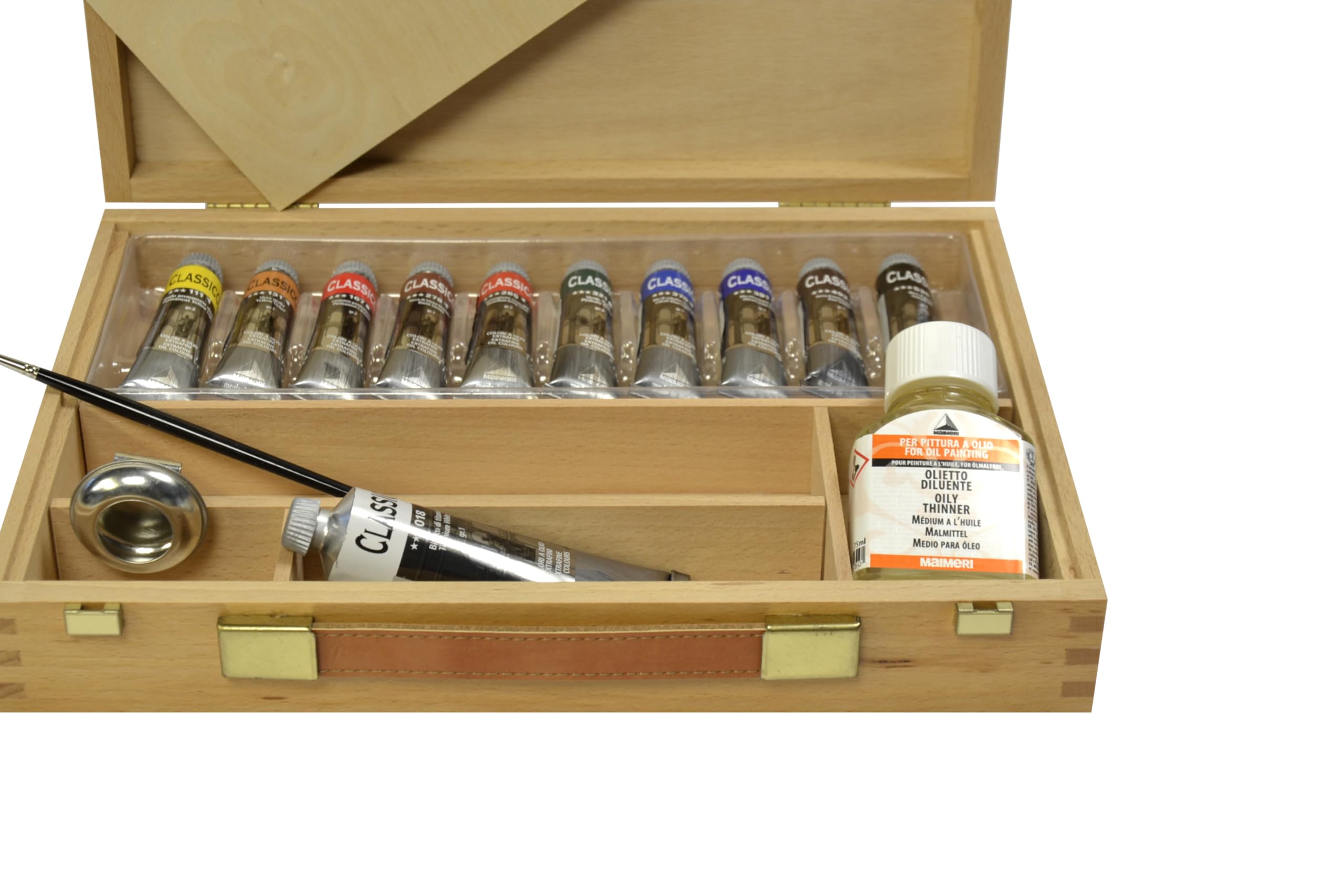 MAIMERI Classico - Coffret bois couleurs à l'huile super fines - 15 pièces
