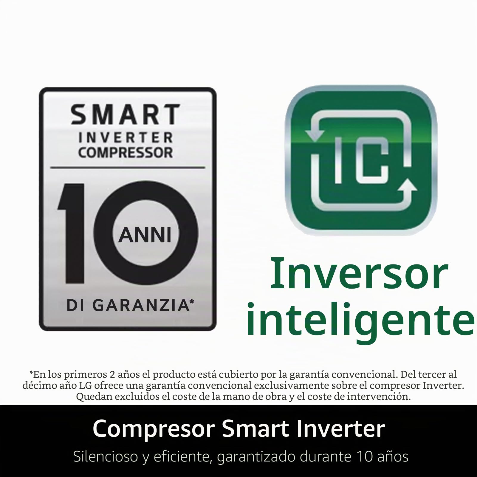 LG GTBV44PYBKD Frigorífico Doble Puertas 70cm Clase E 461L Conectividad WiFi con aplicación Thinq Conexiones Planas, Tecnología de Refrigeración Puerta y Lineal, Pantalla Externa Compresor Smart