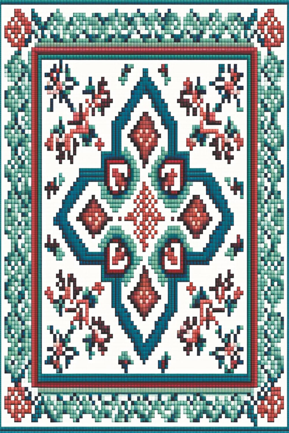 Simple Palestinian Patterns Tatreez Palestinian Embroidery Patterns: Traditional Cross Stitch ...
