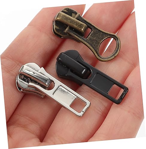 Miniatura 5 de EXCEART 171 piezas de cremallera de repuesto deslizante nociones de costura kit de reparación de cremallera cabezales de cremallera universal