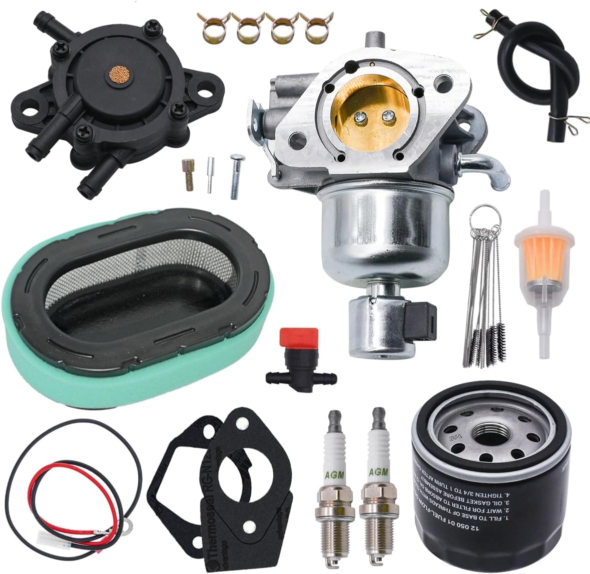 KH-32-853-99-S Carburetor Kit Fit for Kohler KT725 KT730 KT735 KT740 Series Engines With Air Oil Filter Fuel Pump 32 853 99-S