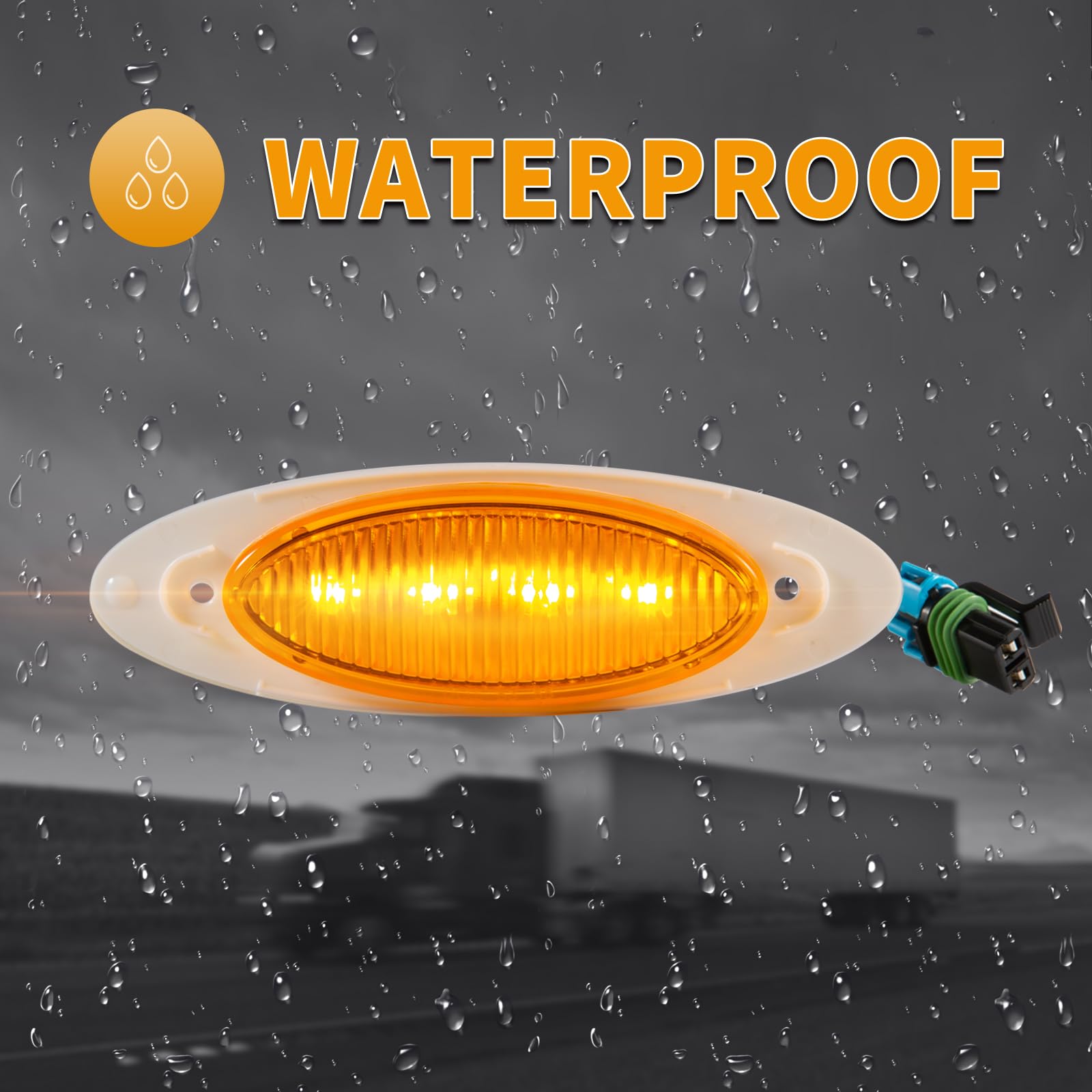 Amazon.com: EVERESTHD 5 PCS Cab Marker Lights LED Front Top