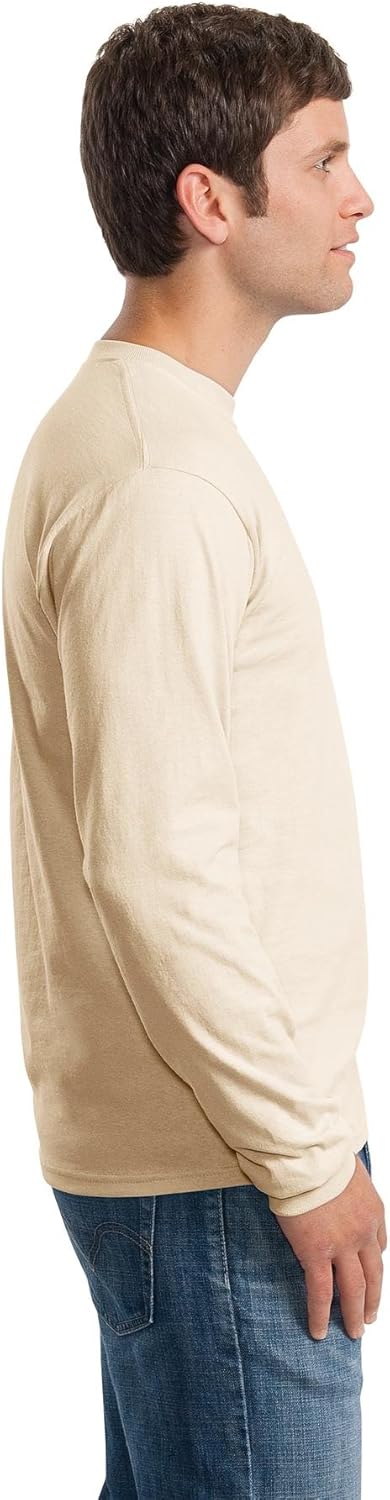 Gildan Ultra Cotton 6 oz. Long-Sleeve T-Shirt (G240) GOLD - Image 6