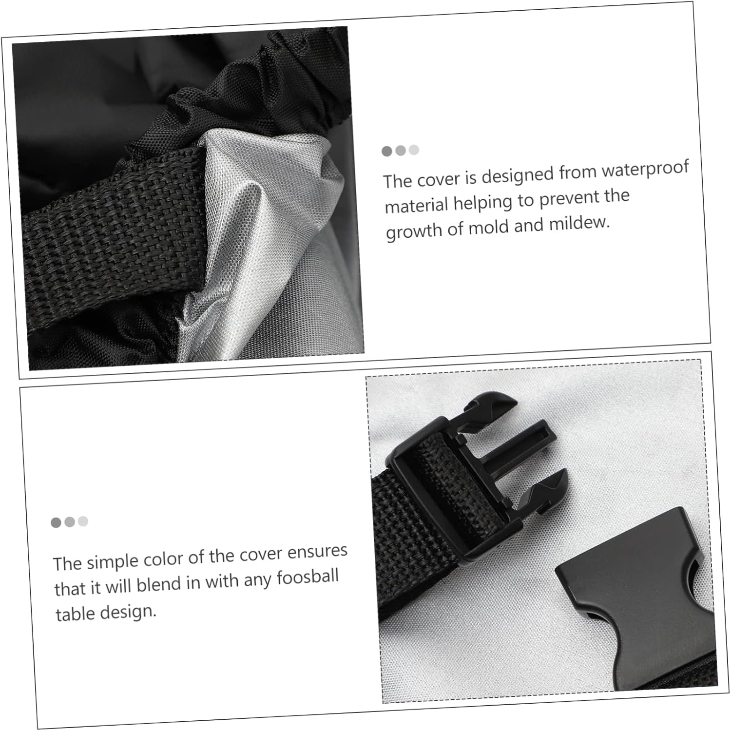 BESPORTBLE Professional Foosball Table Cover Oxford Cloth Fitted Football Tablecloth Accessories