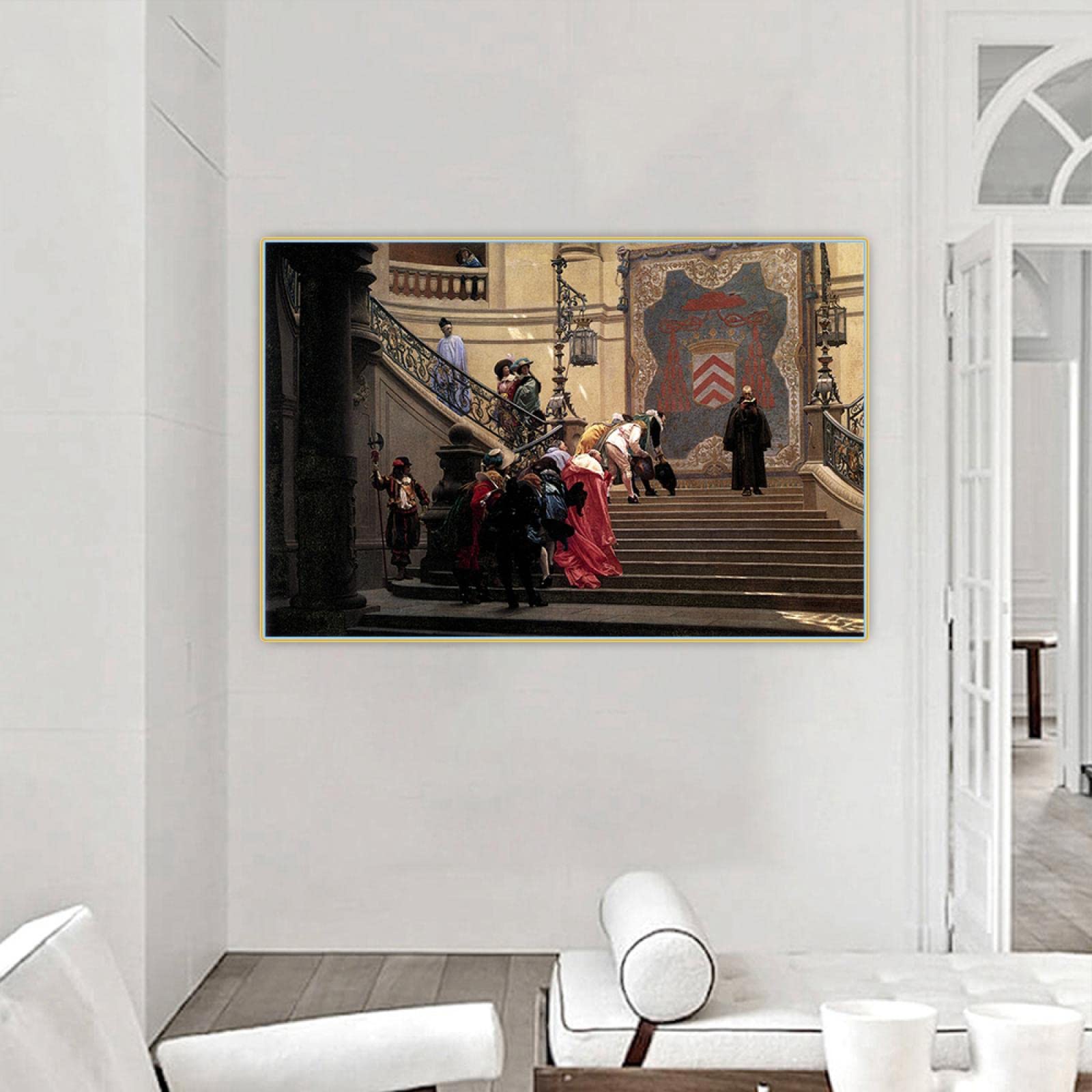 Tableau L'Eminence Grise De Jean-Léon Gérôme – Impression Sur Toile, Reproduction