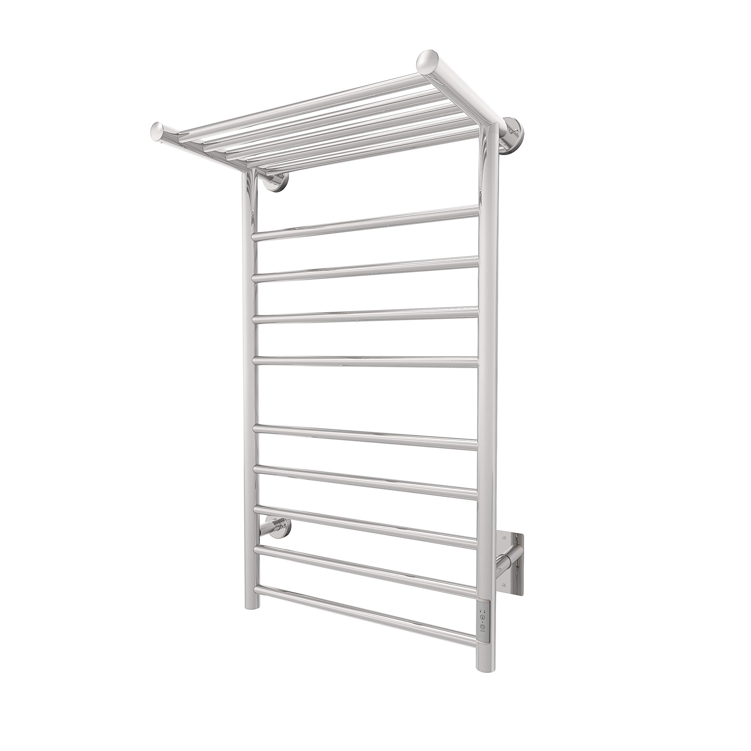 Amazon.com: Odass | Towel Warmer with Timer | Built-in Timer with Led  Indicators | 3 Timer Modes: ON/Off, 2 H, 4 H | Wall Mounted | 9 Bars |  Heated Top Shelf | (