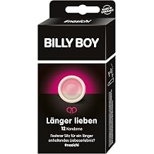Billy Boy Longer Love Condoms Transparent Pack of 12
