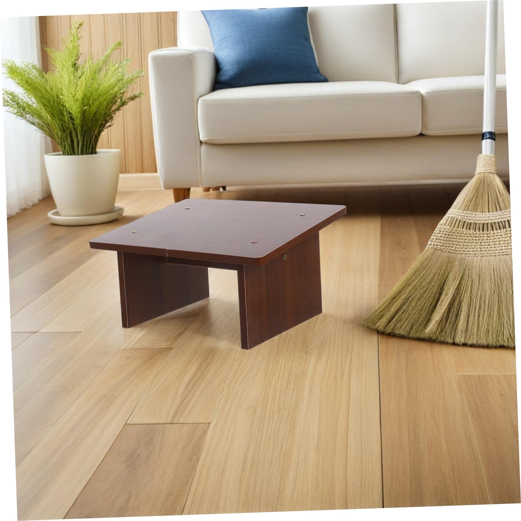 Poggiapiedi in Legno Inclinato per Scrivania e Sedia Ufficio | Portatile e Stabile, per Camera da Letto o Sessioni Gaming, Design Moderno Contemporaneo