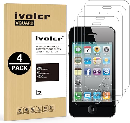 iVoler Pack  Pellicola Vetro Temperato per iPhone  Garanzia Vita   Pellicola Protettiva  Protezione per Schermo