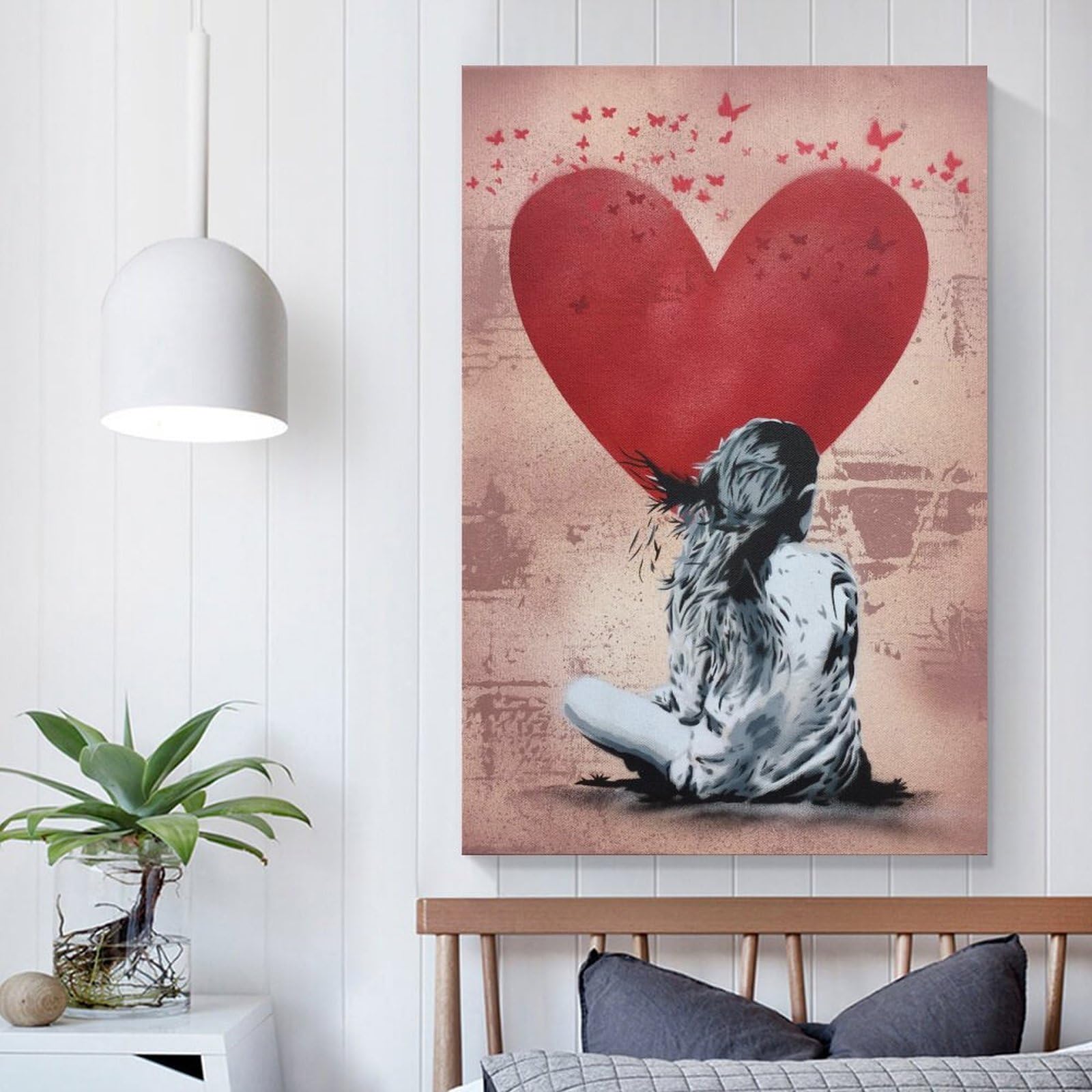 キャンバス プリントアート ハート 絵画 額付 インテリア キャンバス プリントアート ハート 絵画 額付 インテリア