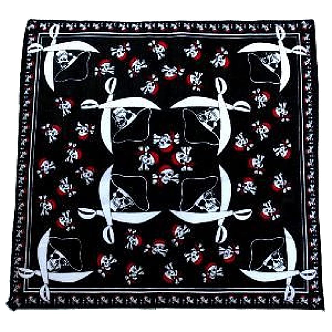 Topkids Accessories Biker Bandana Headband, Alternative Clothing, Mens Handkerchiefs, Motorbike Accessories, Face Mask, Goth gifts, Shemagh Scarf Men, Skull Mask (Pirate Skulls)