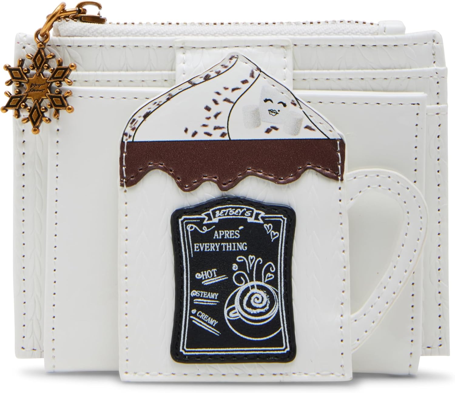 Betsey Johnson Comin In Hot Cocoa Bifold Wallet