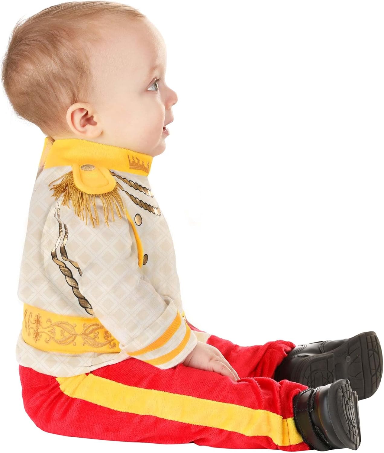 Infant Disney Cinderella Prince Charming Halloween Costume | Baby Boy Prince Outfit with Jacket and Pants for Dress-Up Fun