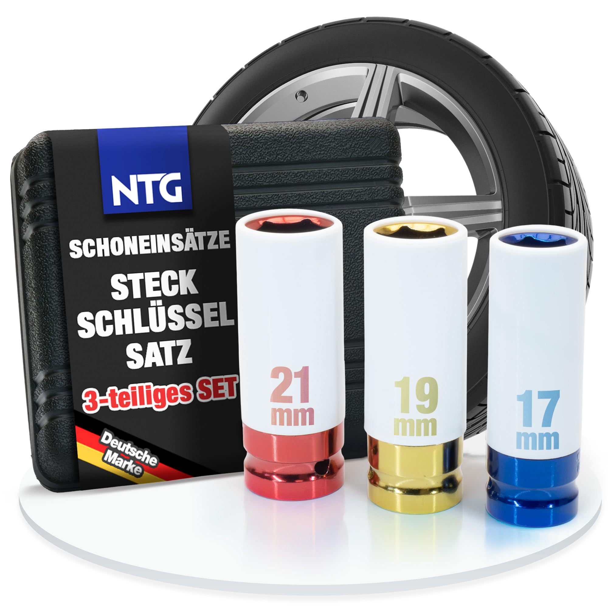 Projahn Schlag-Stecknuss Für Alufelgen – 1/2" Antrieb, 17 Mm, Kunststoffummantelt, Schonend