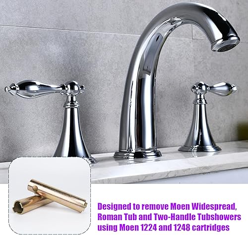 Miniatura 3 de Herramienta de extracción de retenedor de cartucho para Moen 14272, herramienta de extracción de retenedor de cartucho para cartucho de 2 manijas,