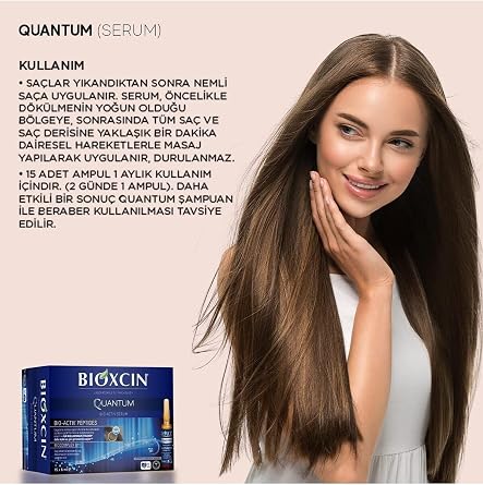 Bioxcin Quantum Bio-Activ Serum, Saç Dökülmesine Karşı, 15 x 6 ml