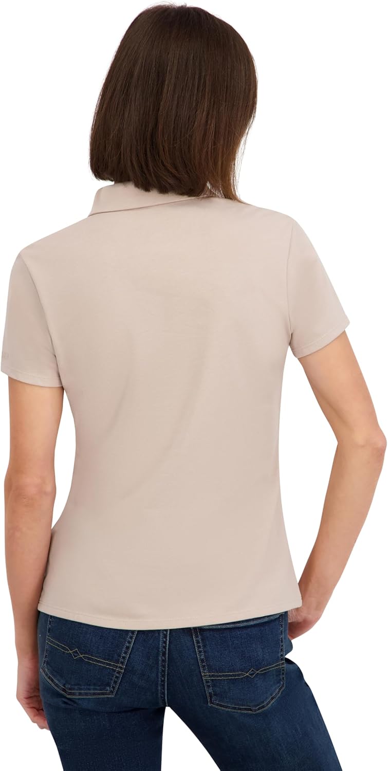 Spyder Womens Weekender Plated Short Sleeve Jersey Polo Top - Image 3