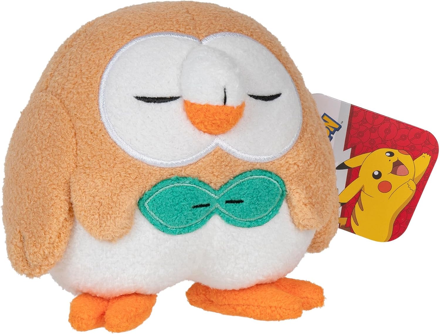 Pokémon Sleeping Plush Rowlet W3, 12 cm