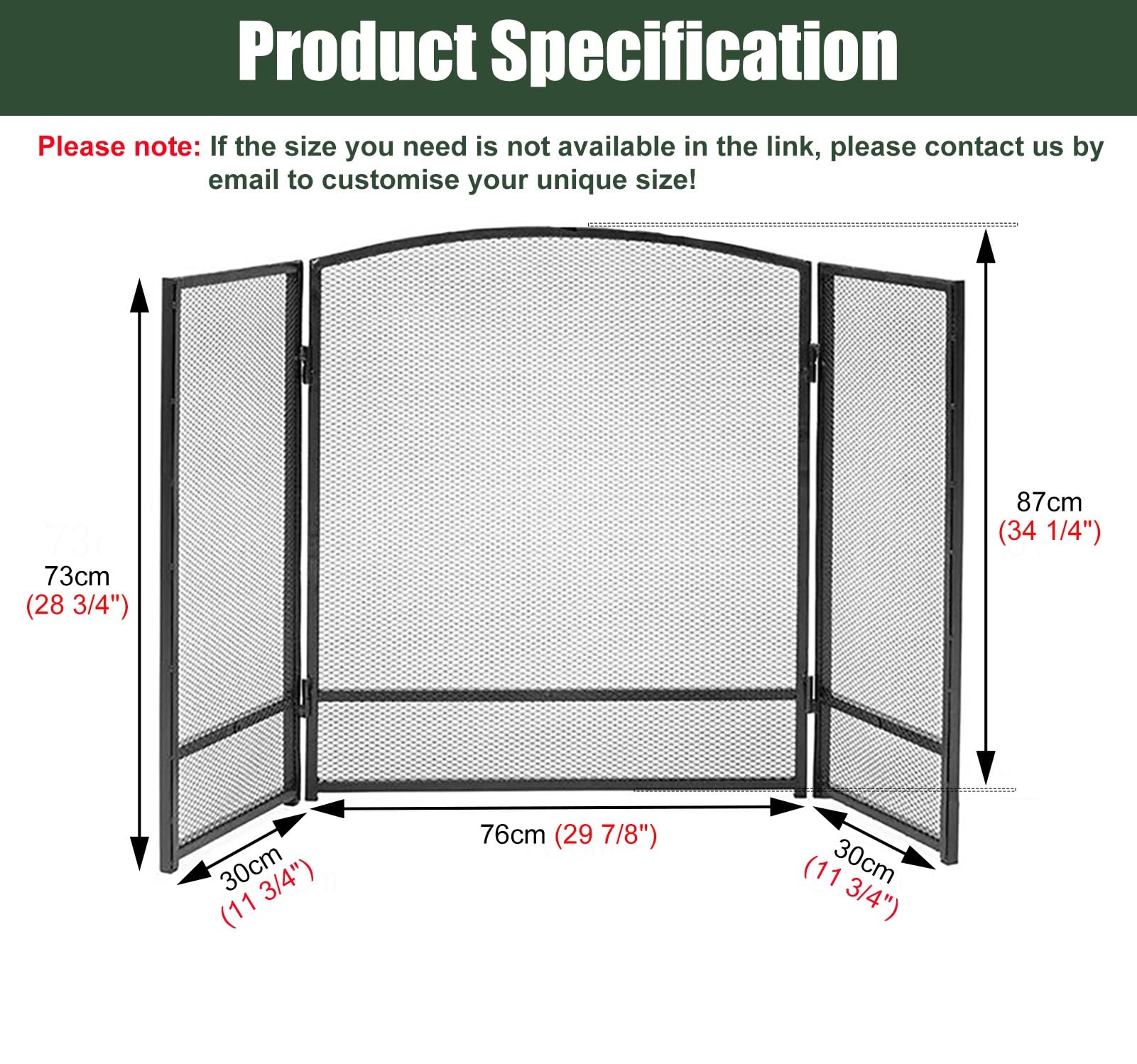 Salvachispas Chimenea Mamparas de Chimenea Plegables de 3 Paneles para Estufas de Leña, Malla Protectora Contra Chispas de Hierro Forjado para Interior y Exterior, Cubierta Protectora para Chimenea
