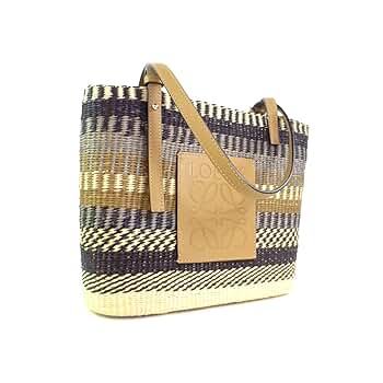 美品 ロエベ スクエア バスケットバッグ かごバッグ ラフィア トートバッグ Basket（LOEWE） ロエベ （LOEWE） スクエア バスケット