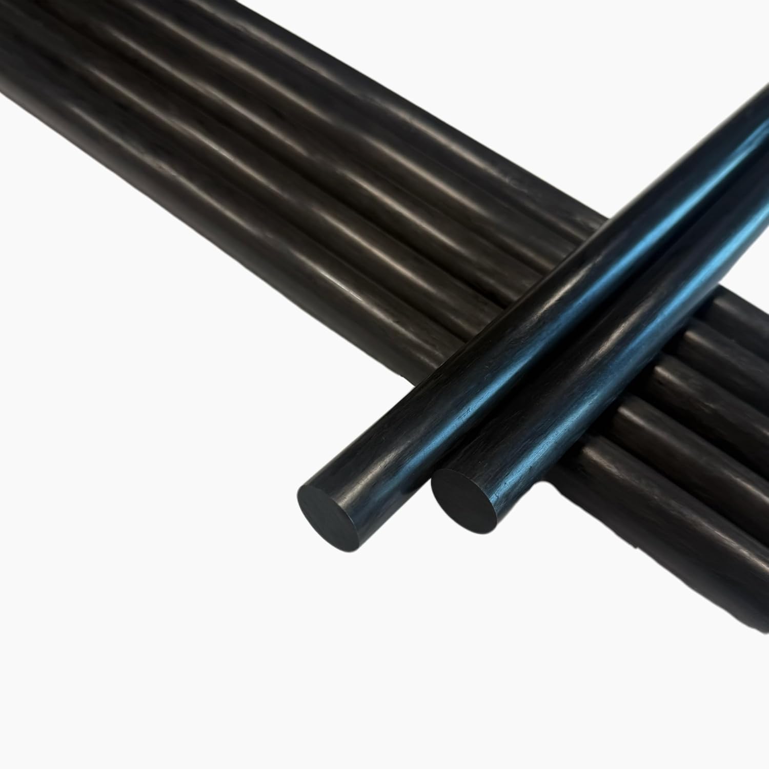 3k Carbon Fiber Rod 10 11 12 14mm Length 500mm High Strength UAV DIY (2pcs 14mm)