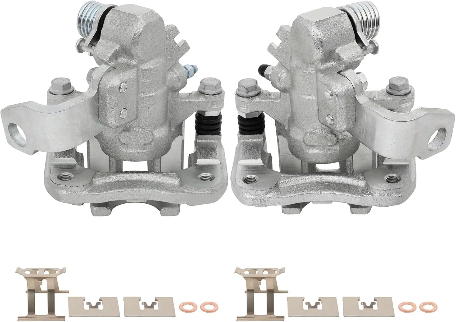 AUTOMUTO Rear Left & Right 19B3299 19B3298 Disc Brake Calipers With Bracket For Acura CSX 2006-2011 For Acura ILX 2013-2018 For Honda Civic 2006-2015