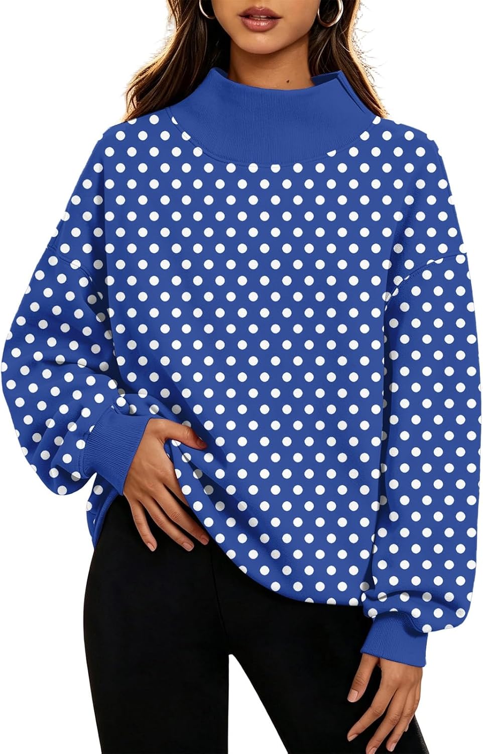 Sweatshirts for Women Off The Shoulder Long Sleeve Loose Pullover Tops