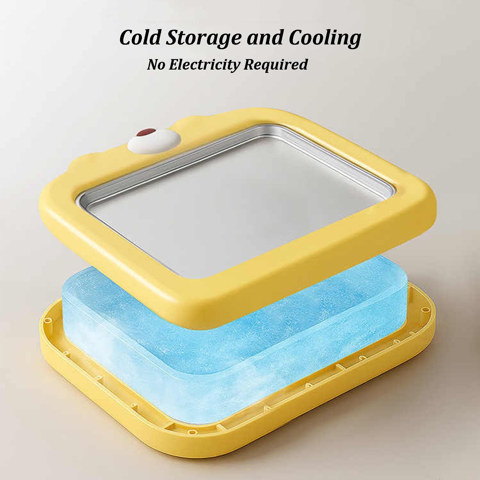 Máquina Para Hacer Helado Instantáneo, Placa De Acero Inoxidable Para Helado Enrollado Con 2 Espátulas Y Almohadillas Antideslizantes, Placa Para Preparar Yogur Helado Casero