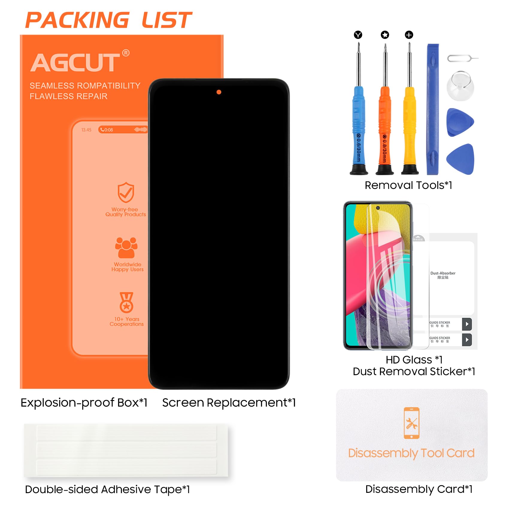 per Oppo A60 LCD Display per Oppo A60 CPH2631 LCD Schermo per Oppo A60 Touchscreen Digitizer Assembly con Telaio Kit di Riparazione (Nero, 6.67")