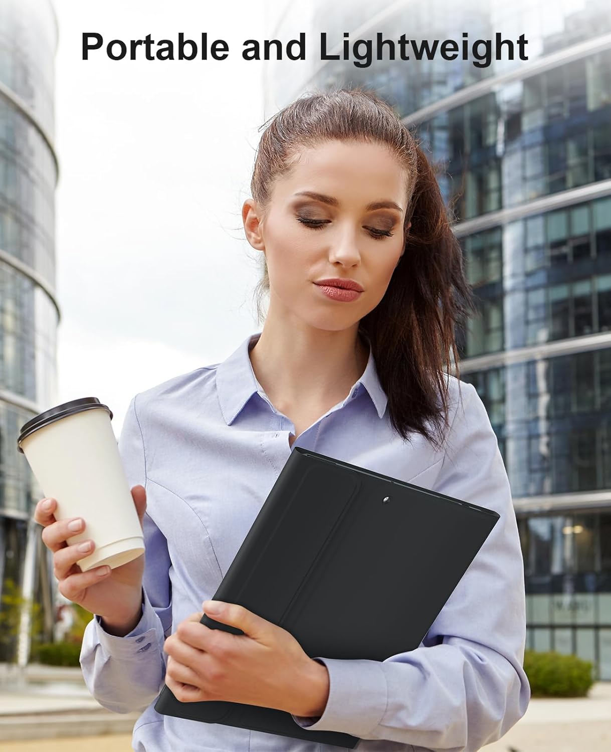 iPad 9th Generation Case with Keyboard, 10.2 inch Slim Smart Case Built-in Pencil Holder Folio Stand Cover Detachable Bluetooth Keyboard for iPad Keyboard Case 9th/8th/7th and iPad Pro 10.5" (Black)