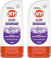 OFF! Kids Kit Repelente Infantil 2 unidades, Loção não Oleosa, Eficaz contra Mosquitos, Proteção por até 4h, 200ml Cada