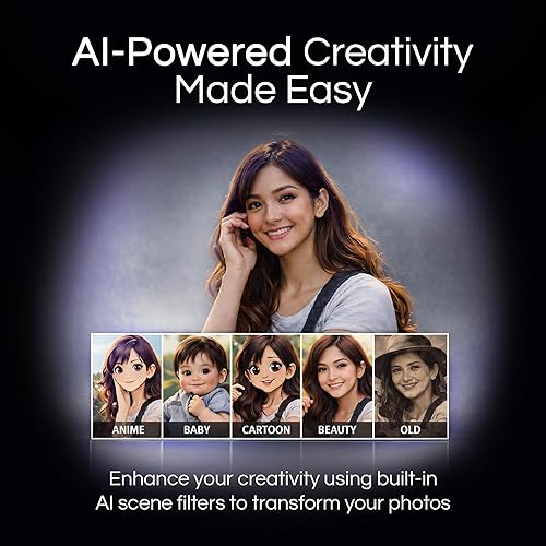 Miniatura 4 de Minolta Cámara digital de 48 MP - Video HD ultra delgado de 4K, pantalla LCD IPS de 2.9”, lente de enfoque automático con estabilización de imagen