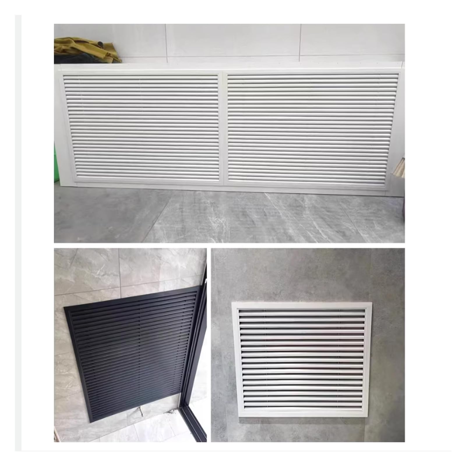 Niestandardowa czerwona brązowa aluminiowa żaluzjowa osłona wentylacyjna dekoracyjna kratka grzewcza do grzejników i kolektorów dom ukrywająca tarcza 30 x 30 cm idealna do salonów sypialni i korytarzy