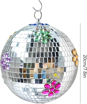 Amazon.co.jp: ミラーボール - 8インチ大型屋外ディスコボールミラー