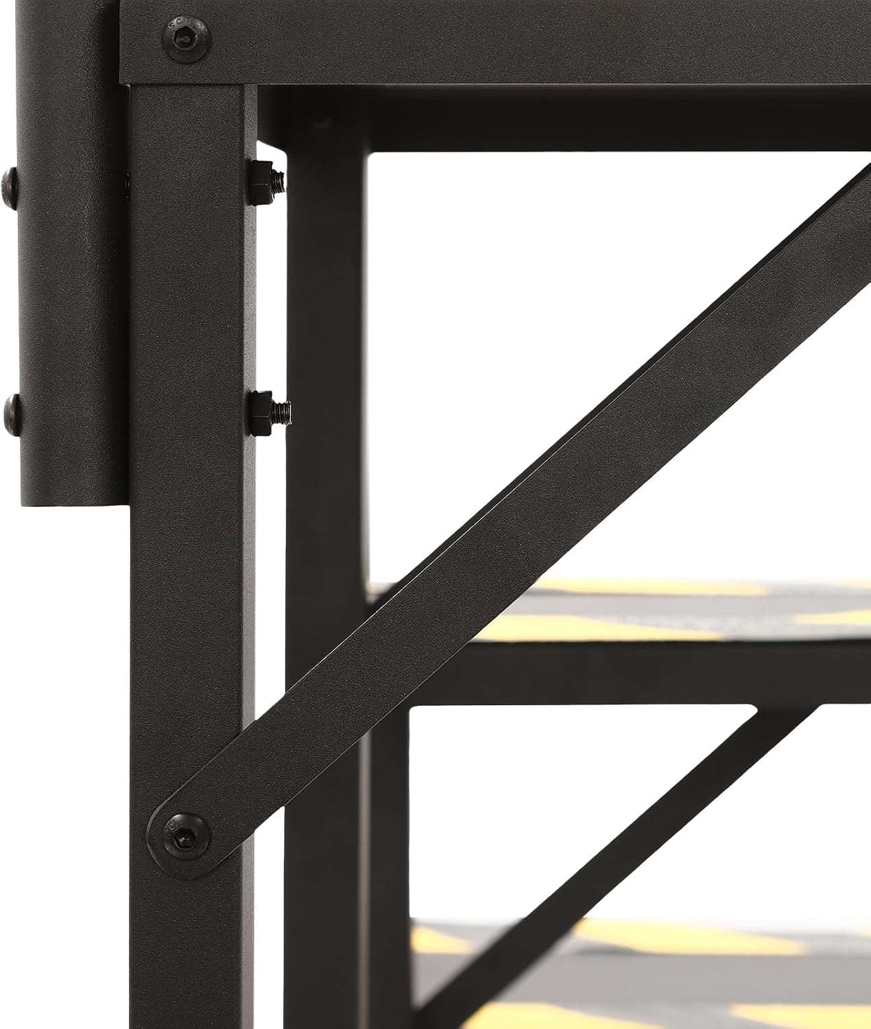 4 Step RV Stairs, Hot Tub Steps, Outdoor Spa Step Ladder with Handrail,Portable Economy 5th Wheel Stair for Travel Trailer, Motor Home, Camper and Porch with Non-Skid Tapes