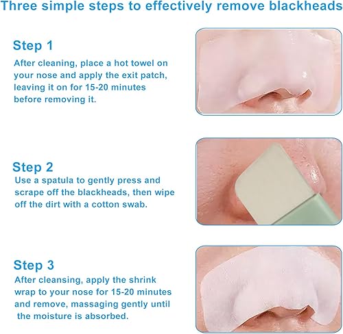 Miniatura 6 de Zorfeter Removedor de puntos negros de limpieza profunda verde, espátula de silicona para la piel, raspador de nariz seguro para hombres y mujeres